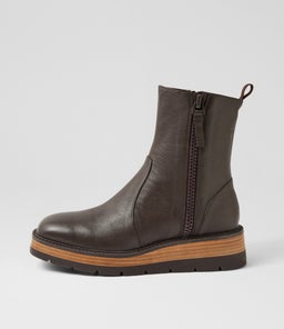 TOMKAT MI CHOC NAT&CHOC LEATHER SOLE