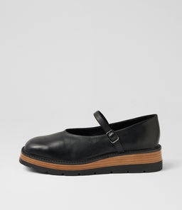 TONKY MI BLACK NAT&BLACK LEATHER SOLE