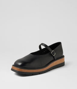 TONKY MI BLACK NAT&BLACK LEATHER SOLE