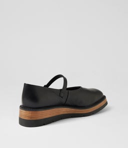 TONKY MI BLACK NAT&BLACK LEATHER SOLE