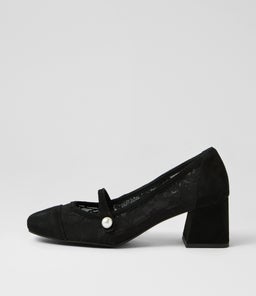 VUEGO MI BLACK BLACK LACE SUEDE