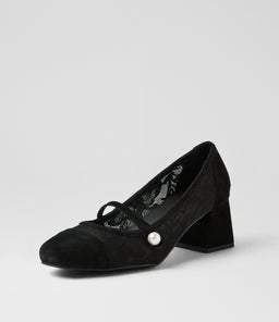 VUEGO MI BLACK BLACK LACE SUEDE
