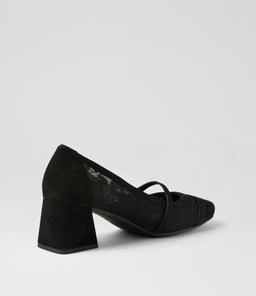 VUEGO MI BLACK BLACK LACE SUEDE