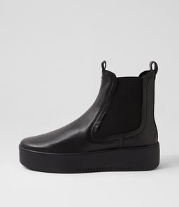 WHYNOT MI BLACK BLACK SOLE LEATHER