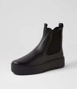 WHYNOT MI BLACK BLACK SOLE LEATHER
