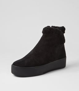 WARMUP MI BLACK BLACK SUEDE FUR