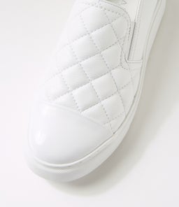 YOPPIT MI WHITE WHITE PATENT LEATHER