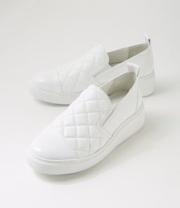 YOPPIT MI WHITE WHITE PATENT LEATHER
