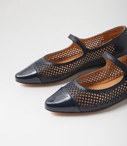 SINGSONG MI NAVY PATENT LEATHER
