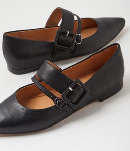 YASMINE MI BLACK LEATHER