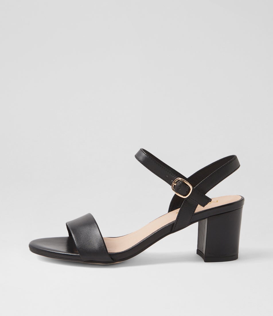 Galeo Black Leather Sandals Galeo Black Leather Sandals