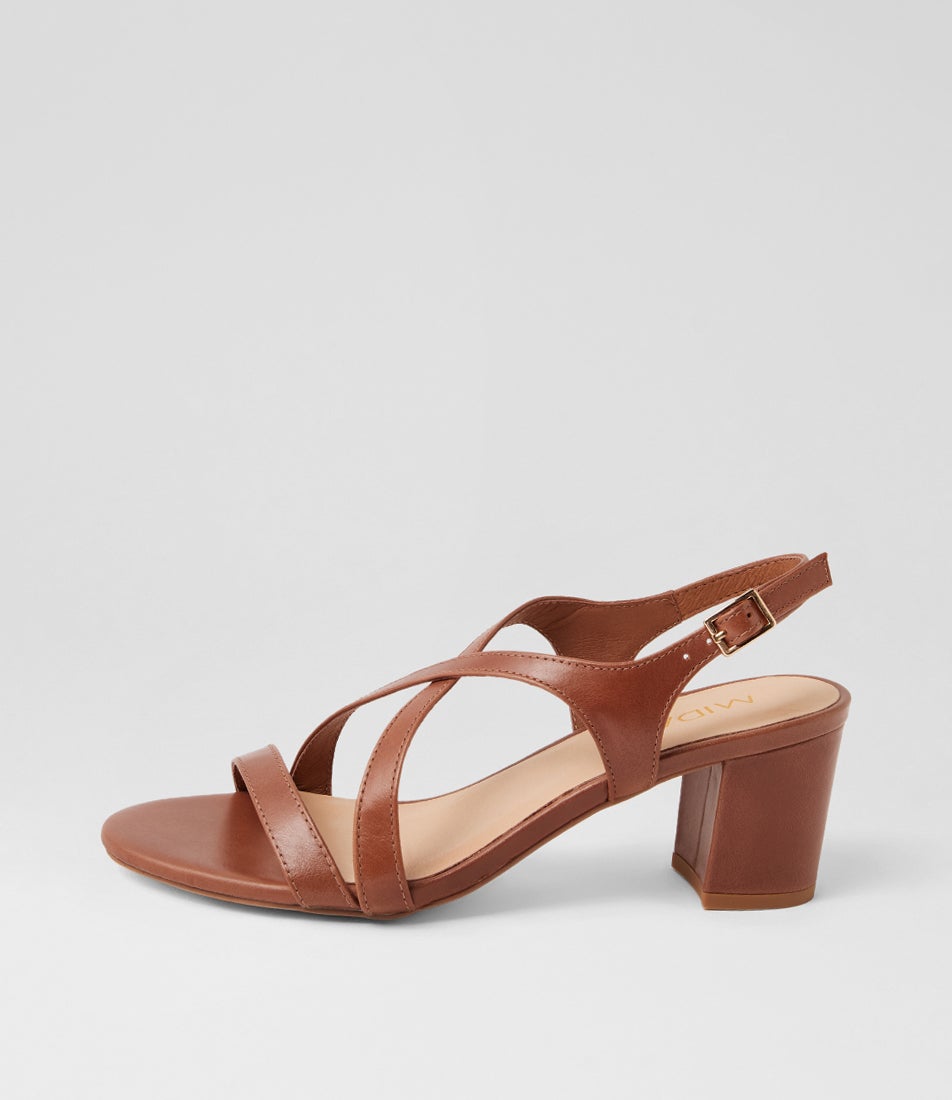 Genery Walnut Leather Sandals Genery Walnut Leather Sandals