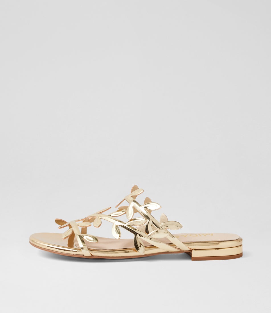 Kali Pale Gold Shine Slides