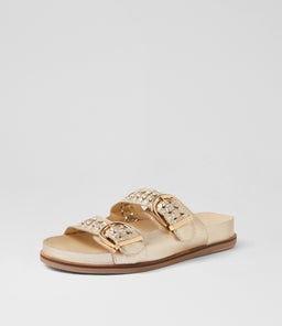 QALIL MI PALE GOLD LEATHER