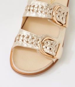 QALIL MI PALE GOLD LEATHER