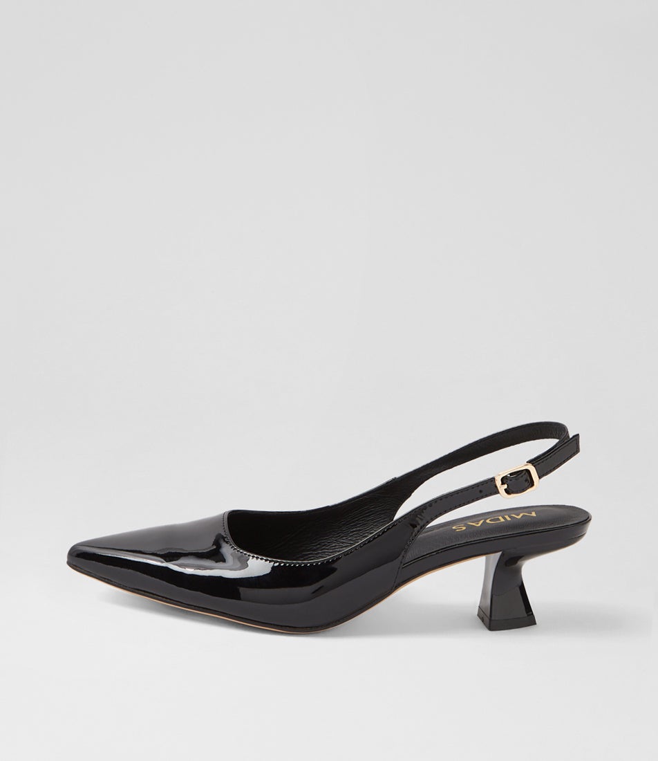 Lilith Black Patent Leather Heels Lilith Black Patent Leather Heels