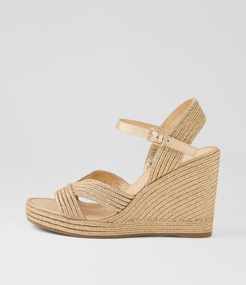 Esha Gold Rope Sandals