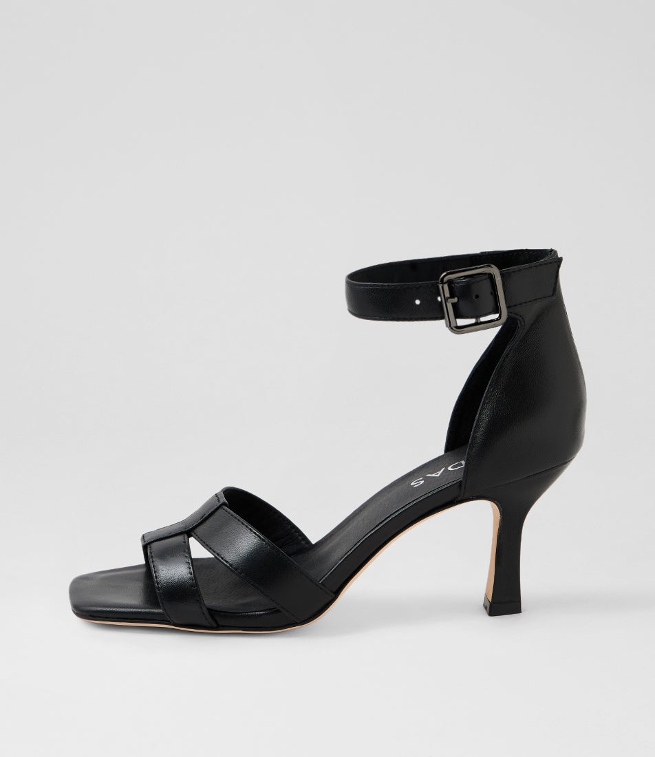 Lunar Black Leather Sandals Lunar Black Leather Sandals