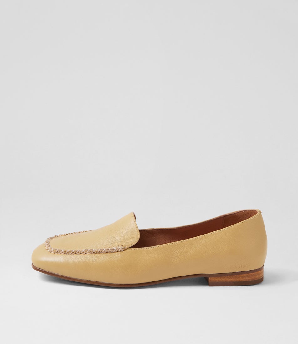 Peridot Butter Natural Leather Loafers Peridot Butter Natural Leather Loafers