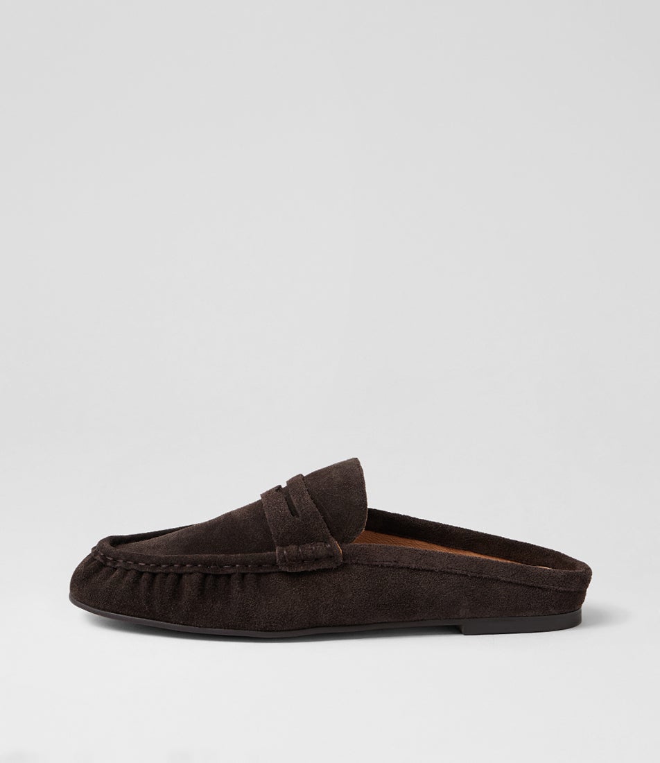 Lermo Chocolate Suede Loafers