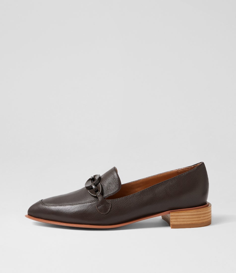 Ernest Choc Leather Loafers