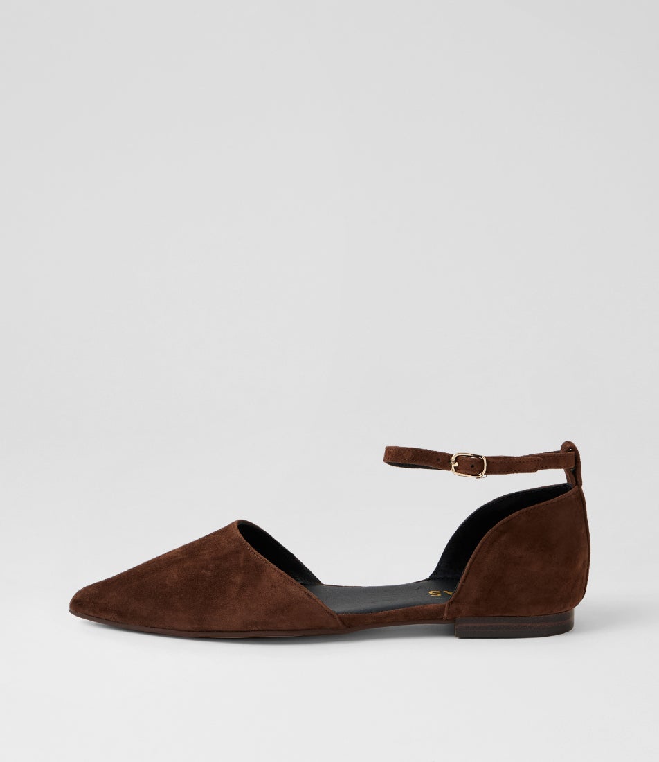 Aloma Tiramisu Suede Flat Shoes