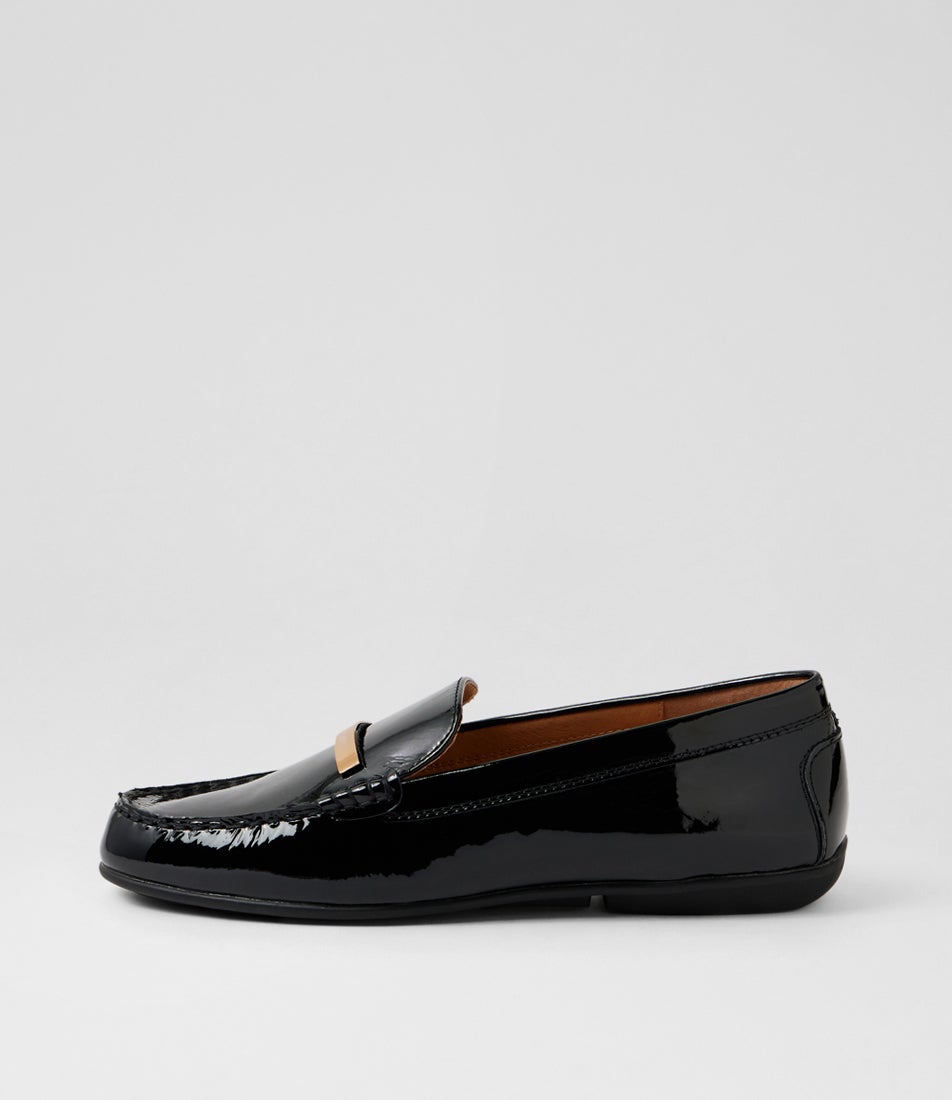 Rube Black Patent Leather Loafers
