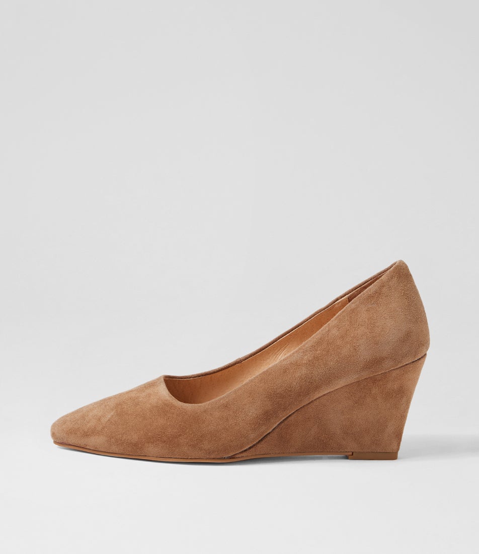 Cabu Light Choc Suede Pump Heels Cabu Light Choc Suede Pump Heels