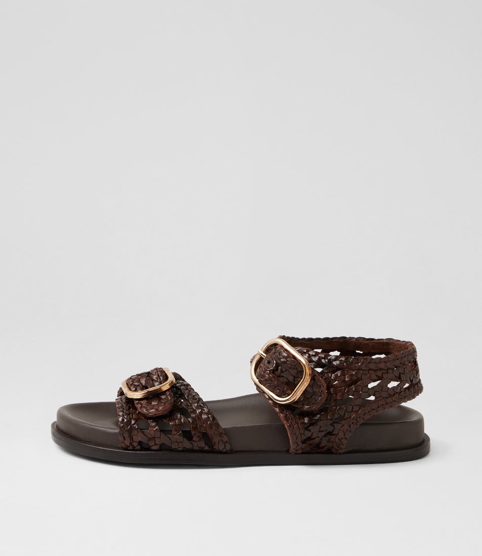 Baskit Choc Leather Sandals Baskit Choc Leather Sandals