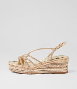 VERSUS MI PALE GOLD LEATHER JEWELS