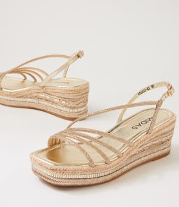 VERSUS MI PALE GOLD LEATHER JEWELS