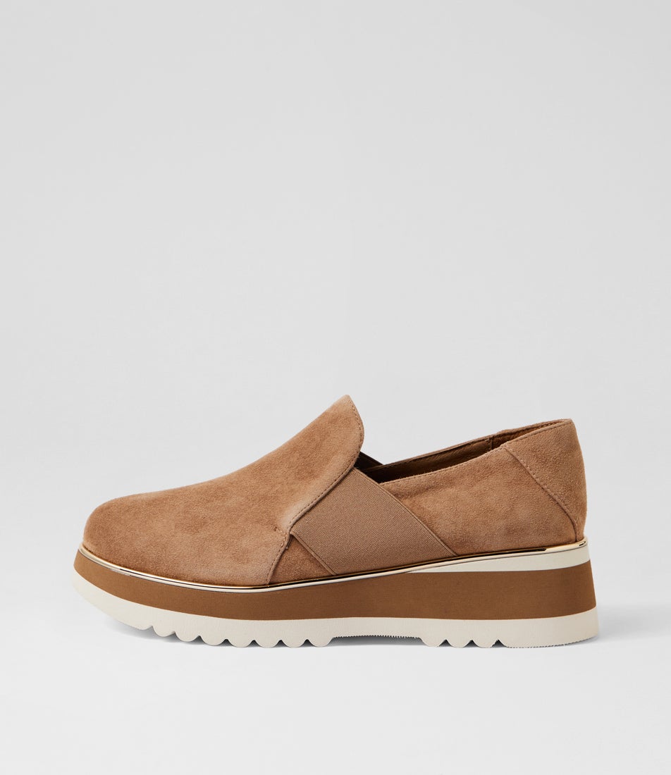 Costa Light Choc Milk Suede Flat Shoes Costa Light Choc Milk Suede Flat Shoes