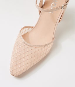 KAZOO MI NUDE LEATHER MESH