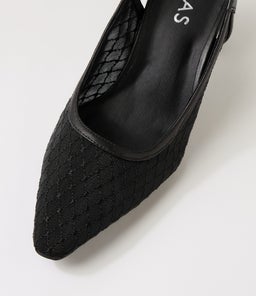 KABOB MI BLACK LEATHER MESH