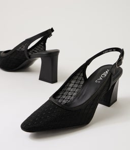 KABOB MI BLACK LEATHER MESH