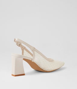 KABOB MI IVORY LEATHER MESH