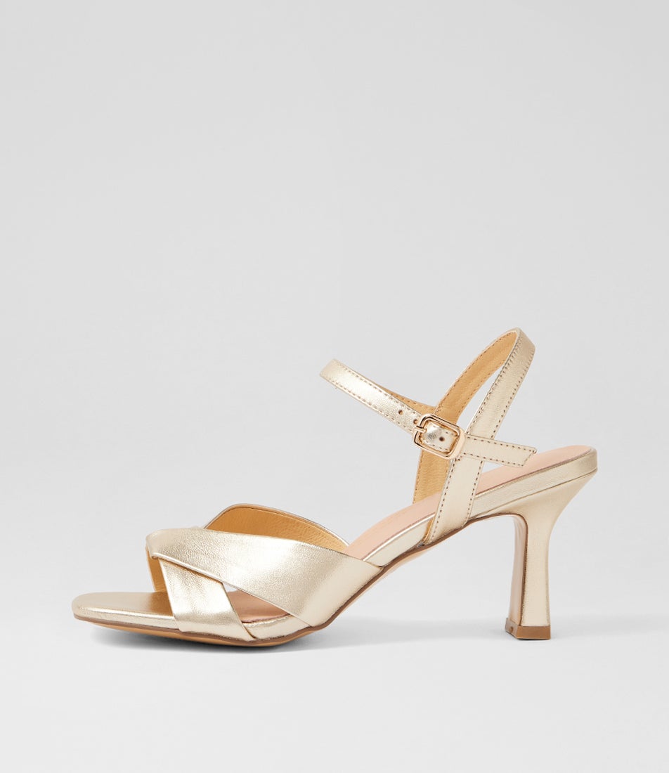 Turner Gold Leather Sandals Turner Gold Leather Sandals