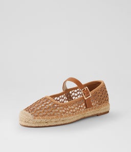 SINKI MI TAN WOVEN LEATHER