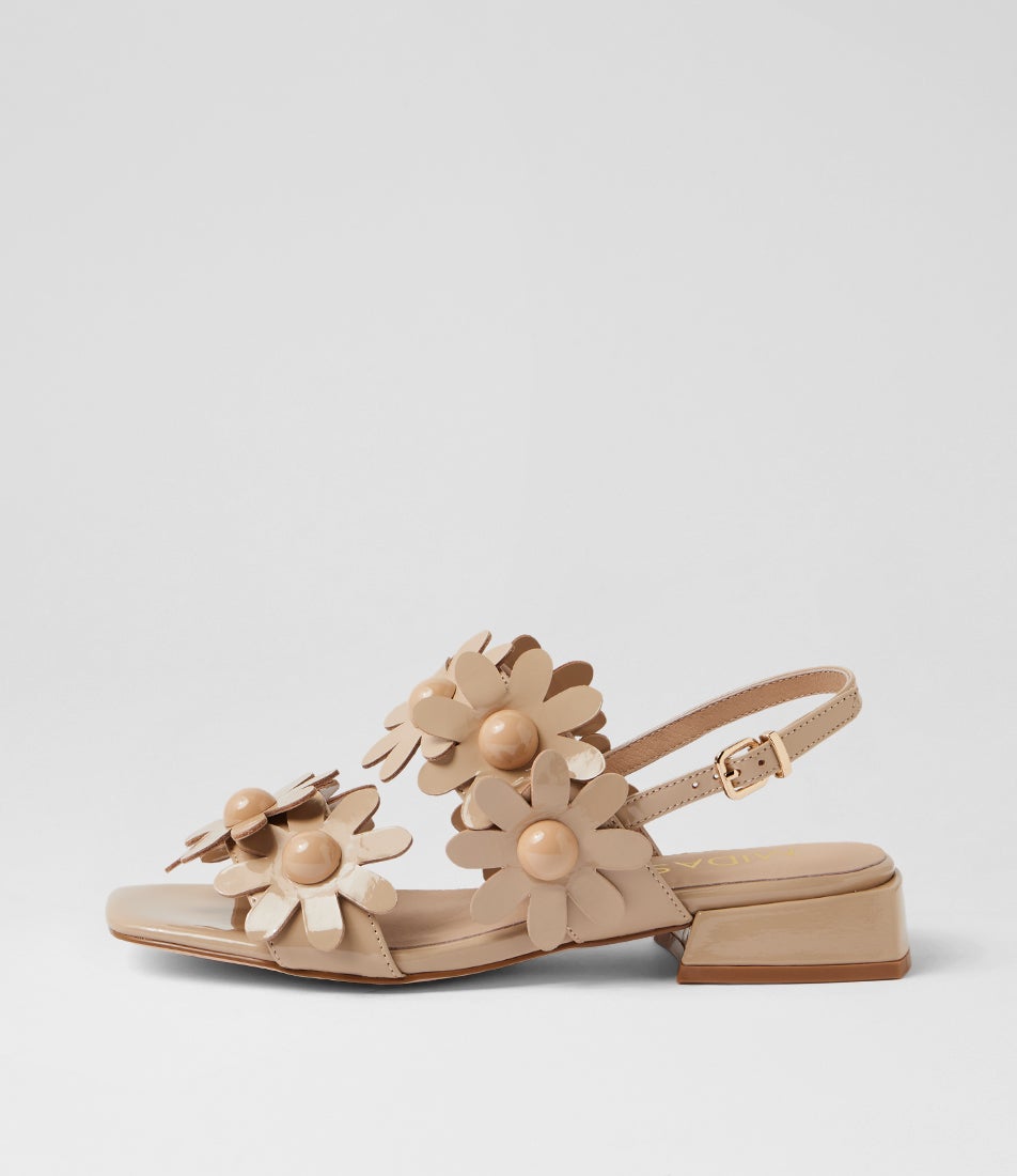 Primas Cafe Patent Leather Sandals