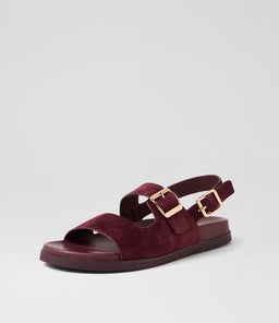 REMINY MI BURGUNDY SUEDE
