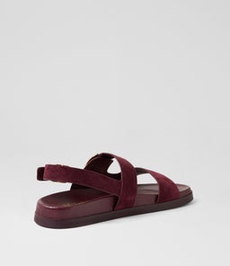 REMINY MI BURGUNDY SUEDE