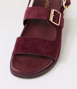 REMINY MI BURGUNDY SUEDE