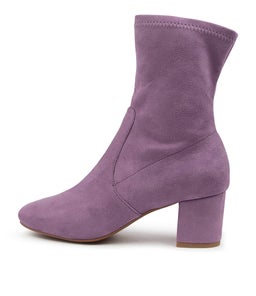 CAREFUL LILAC STRETCH MICROSUEDE