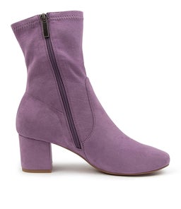 CAREFUL LILAC STRETCH MICROSUEDE