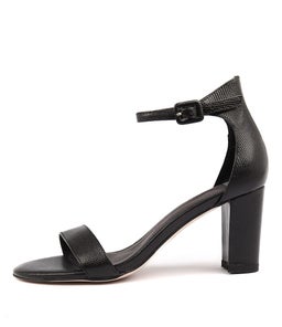 GESSIE BLACK LIZARD LEATHER