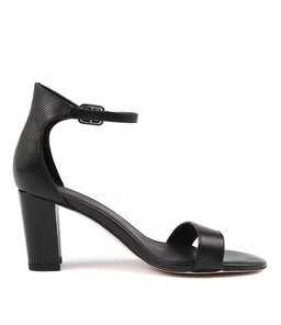 GESSIE BLACK LIZARD LEATHER