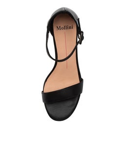GESSIE BLACK LEATHER