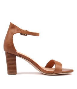 GESSIE TAN VENEER HEEL LEATHER