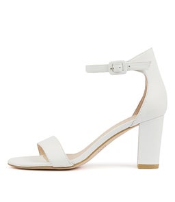 GESSIE WHITE LIZARD LEATHER