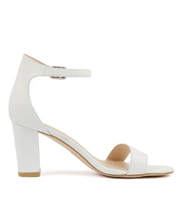 GESSIE WHITE LIZARD LEATHER